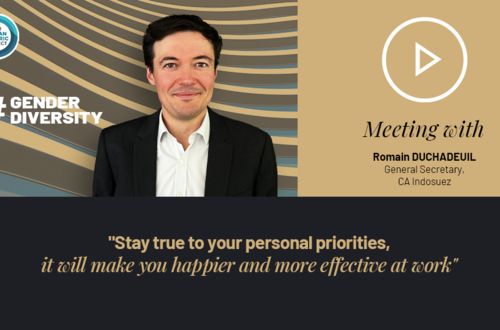 Romain Duchadeuil | General Secretary | Corporate Secretary | gender equality | diversity | Indosuez | video | portrayal